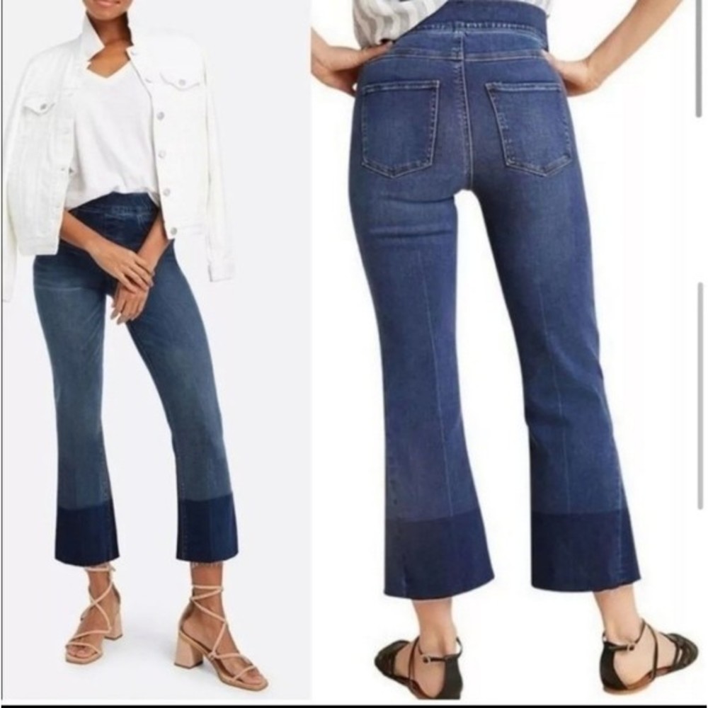 SPANX Women's Ankle & Cropped Jeans - Dark Blue